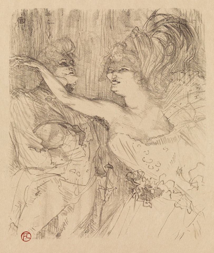 Guy Et Mealy, Dans 'Paris Qui Marche' by Henri de Toulouse-Lautrec