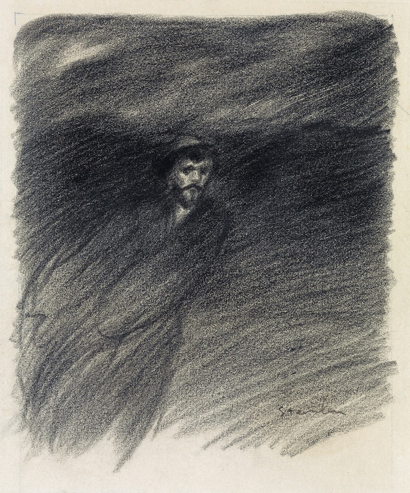 Homme Marchant by Théophile Alexandre Steinlen
