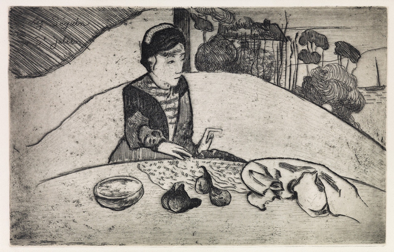 La Femme Aux Figues by After Paul Gauguin