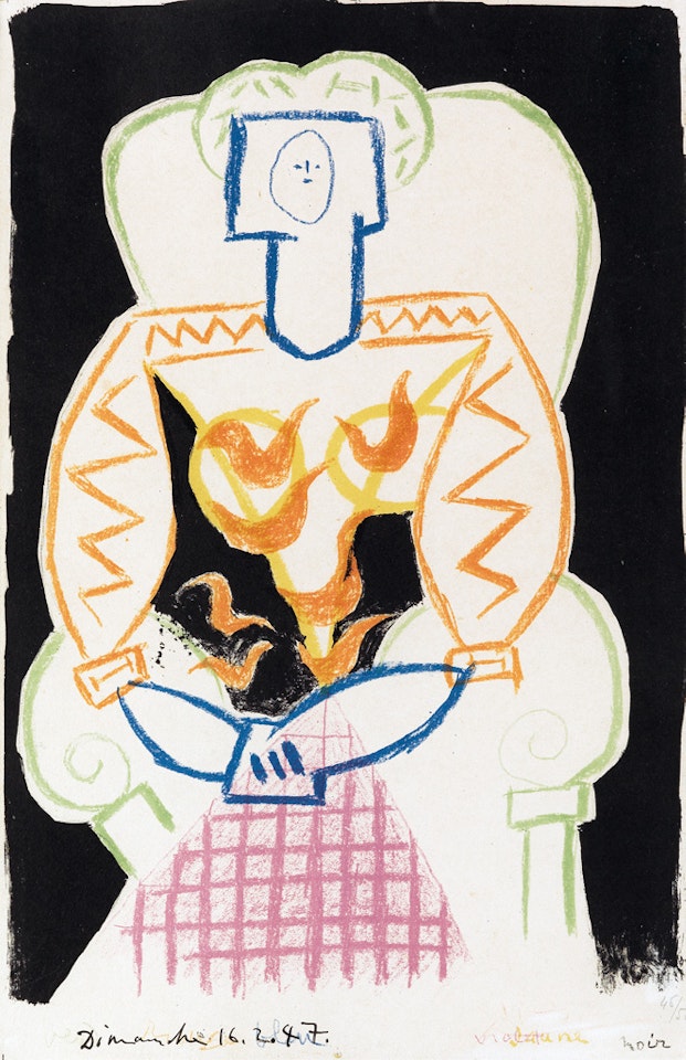 La Femme Au Fauteuil by Pablo Picasso