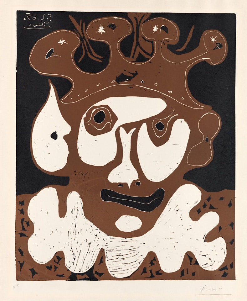 Tête De Bouffon (carnaval) by Pablo Picasso