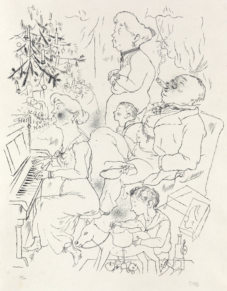Gottes Sichtbar Segen Ist Bei Mir by George Grosz