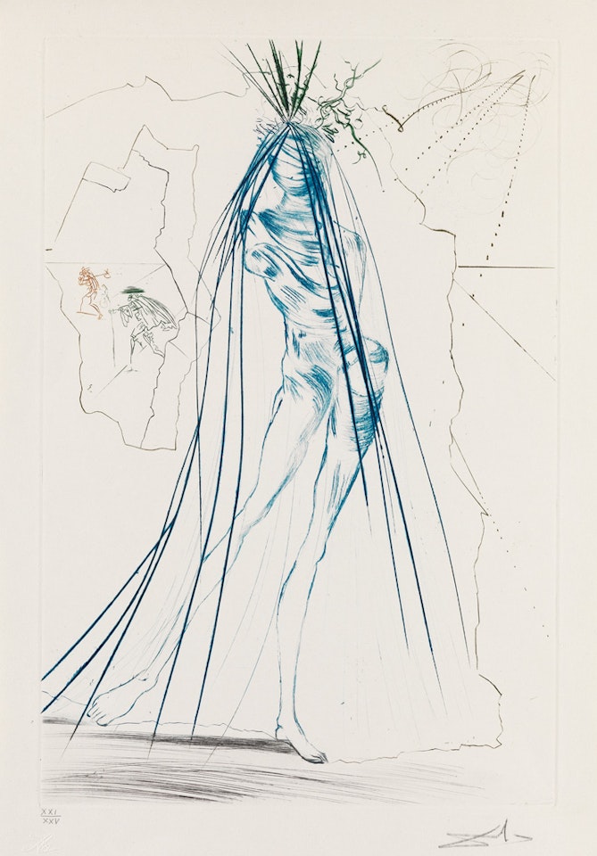 Tristan Et Isolde by Salvador Dali