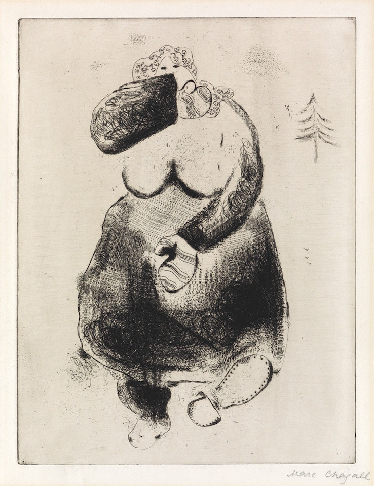 La Femme Moineau by Marc Chagall