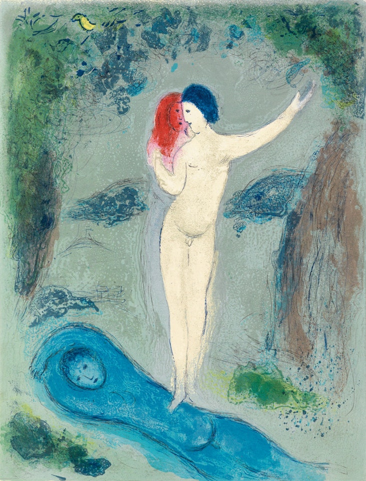 Le Baiser De Chloé by Marc Chagall