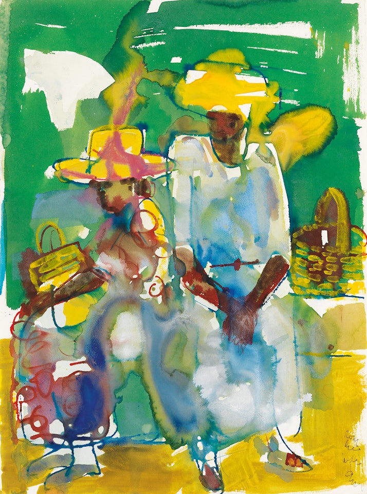 At The Dock by Romare Bearden