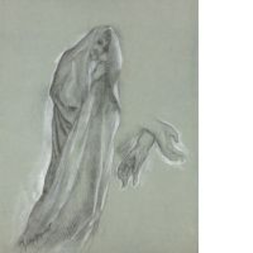 study of Maternity and hands by Lucien Lévy-Dhurmer