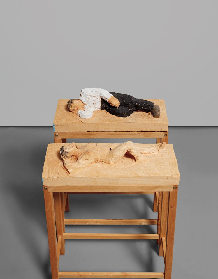 Two works: (i) Untitled (Man); (ii) Untitled (Woman) by Stephan Balkenhol