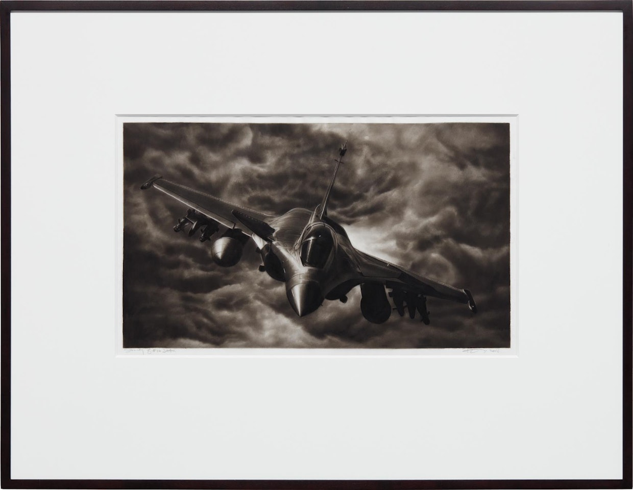 Study of F16 Jet by Robert Longo