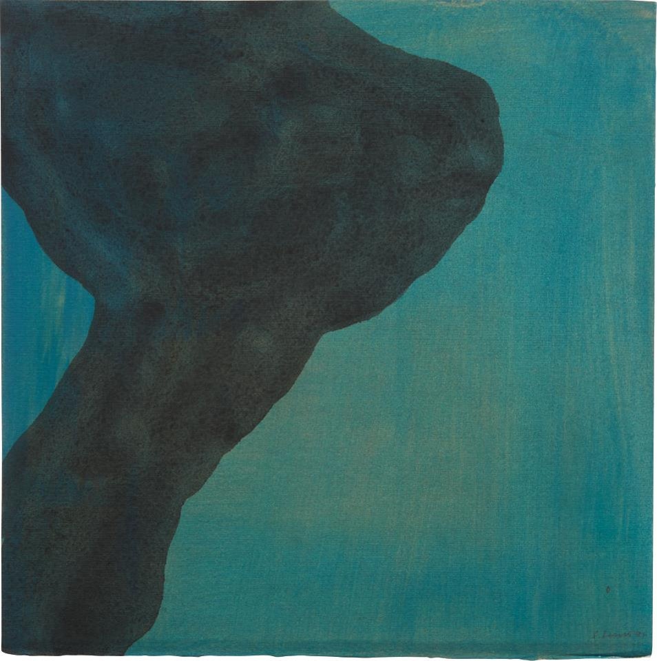Irregular Form (blue and teal) by Sol LeWitt