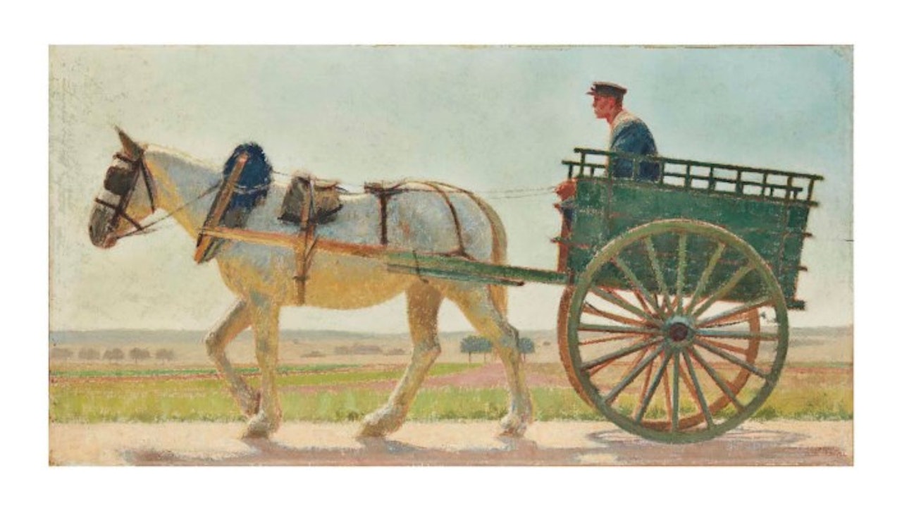 La Charrette by Bernard Boutet de Monvel