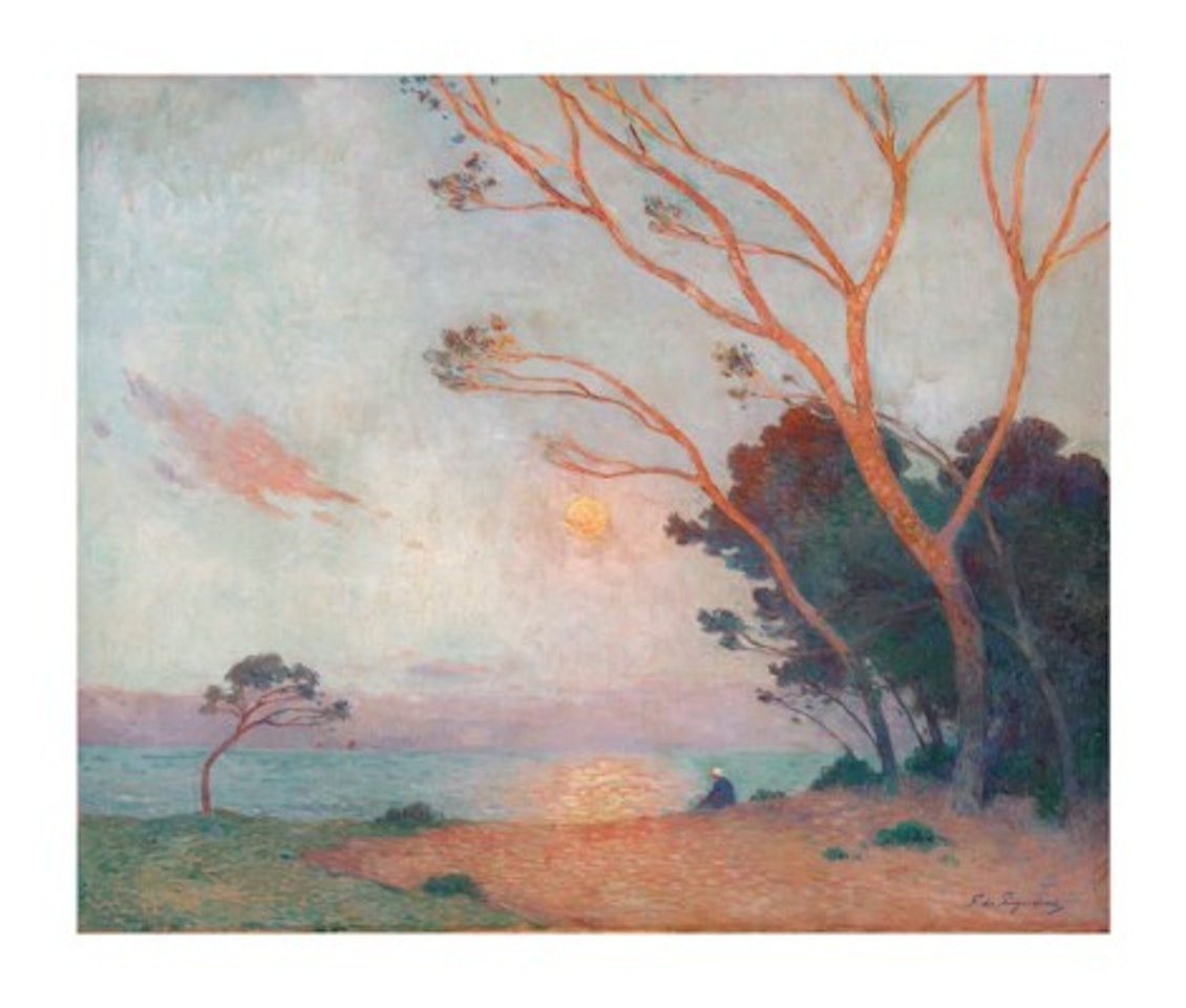Lever de soleil en bord de mer by Ferdinand du Puigaudeau