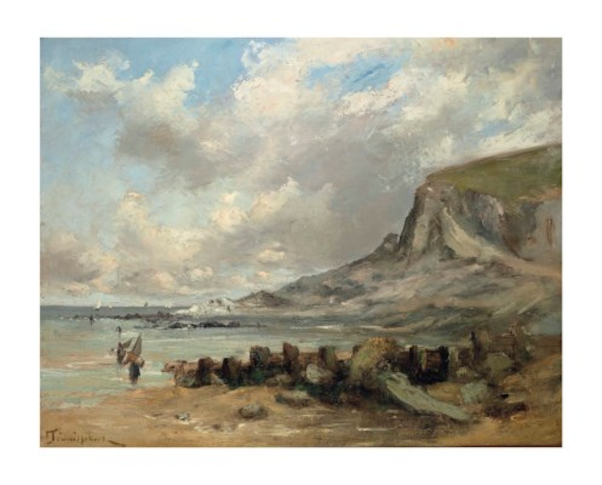 Marine en Normandie by Paul Désiré Trouillebert