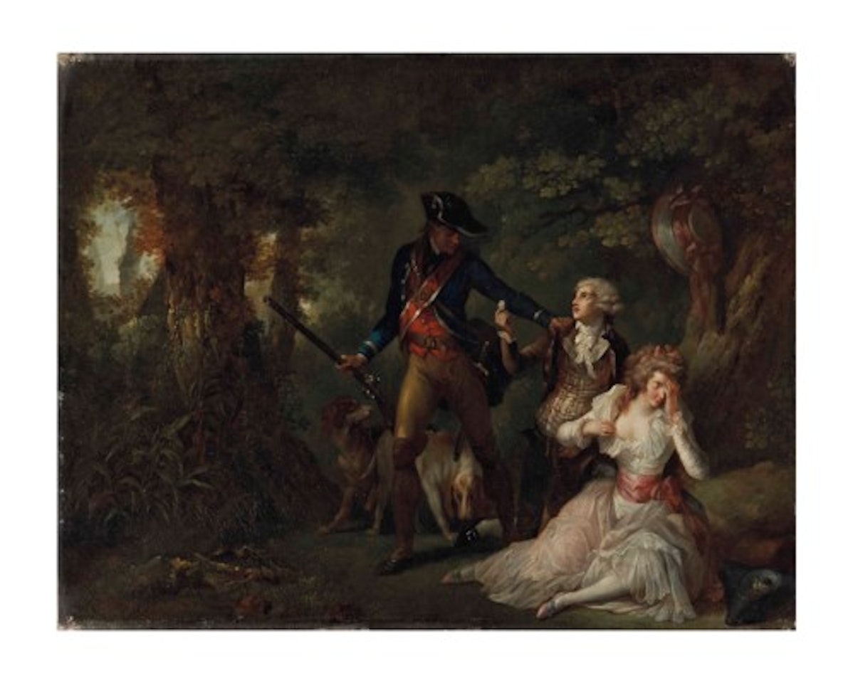 Le Nid découvert, dit aussi 'Le Garde-chasse scrupuleux' by Jean Frédéric Schall