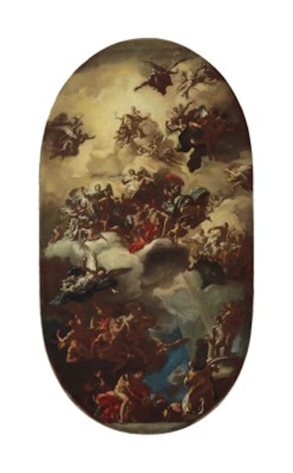 Étude pour 'Les différents moyens d'accéder à la Gloire' by Francesco Solimena