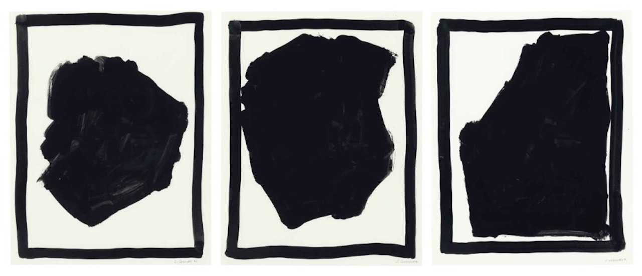 Black Gouaches by Sol LeWitt