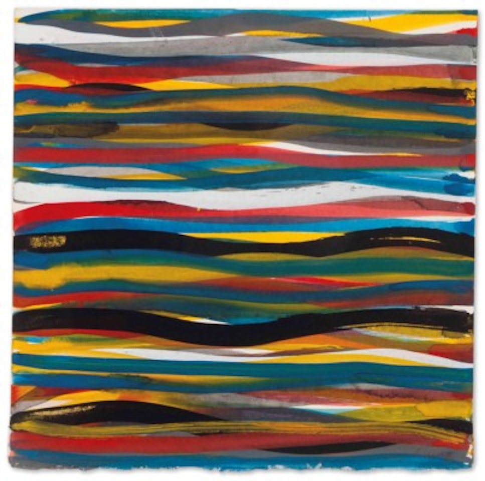 Horizontal Brushstrokes by Sol LeWitt