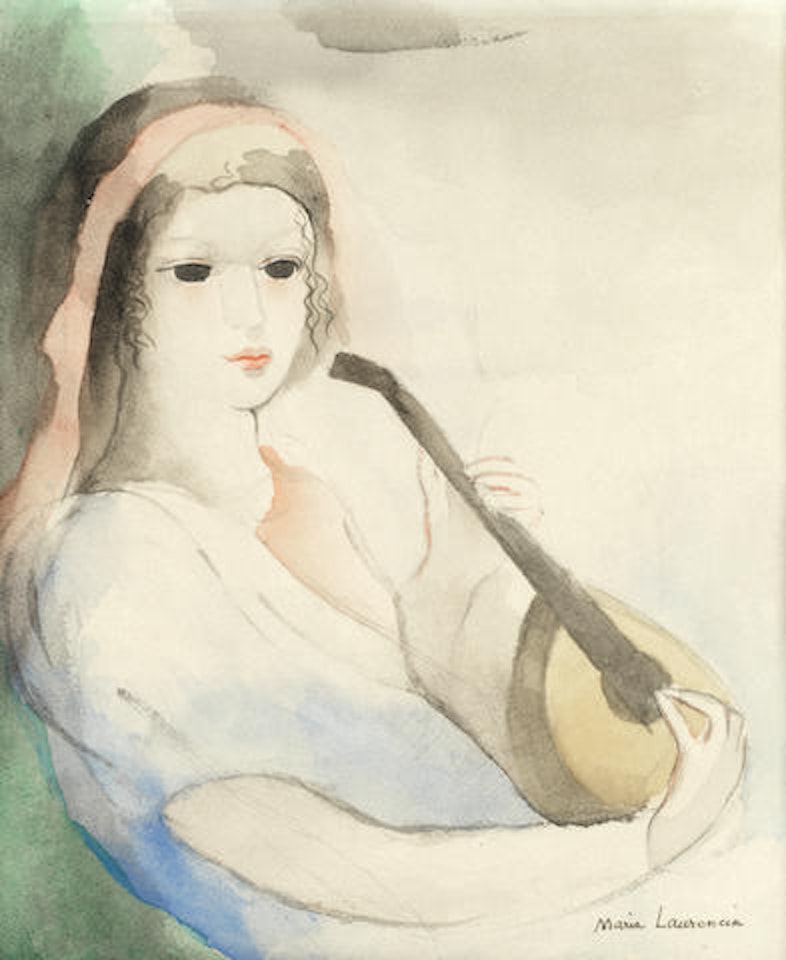 Femme a Guitare by Marie Laurencin