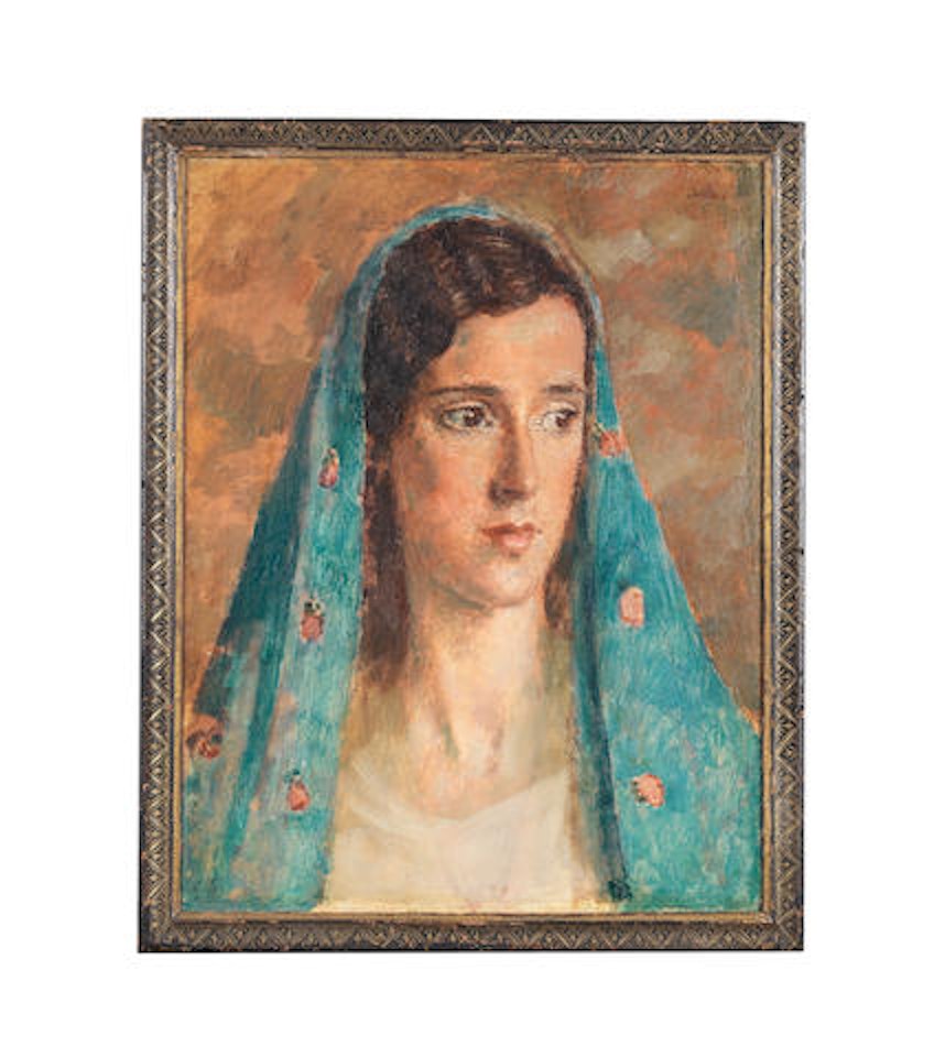 Irish Girl, Portrait of Dorrie John by Augustus Edwin John
