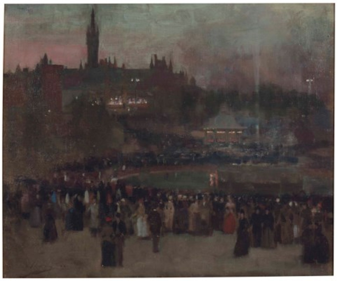 Glasgow University and the Great Exhibition by John Lavery