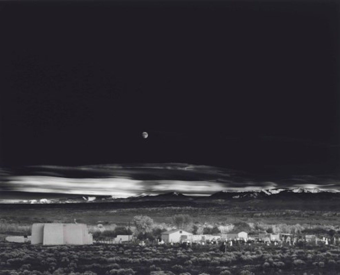 Moonrise, Hernandez, New Mexico by Ansel Adams