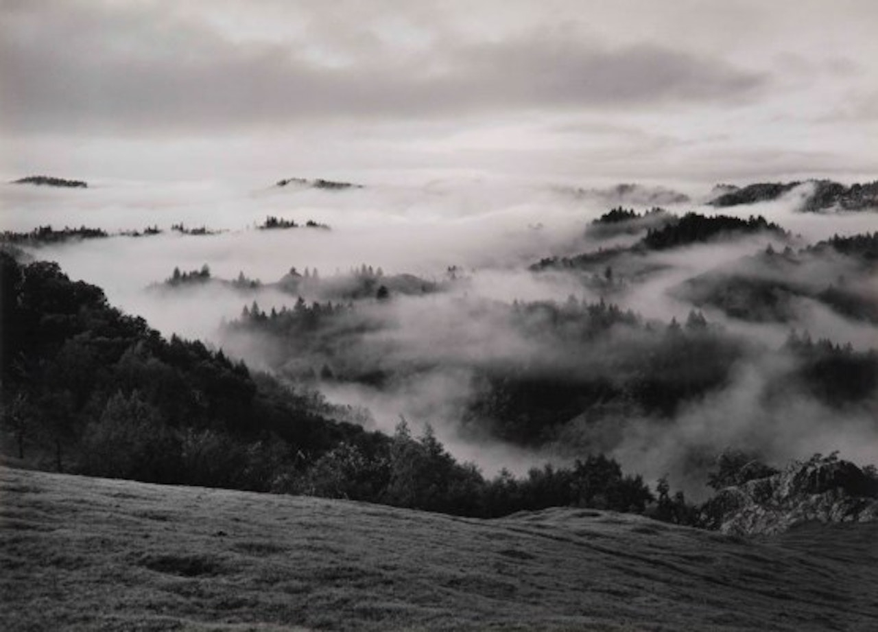 Clearing Storm, Sonoma County Hills, California by Ansel Adams