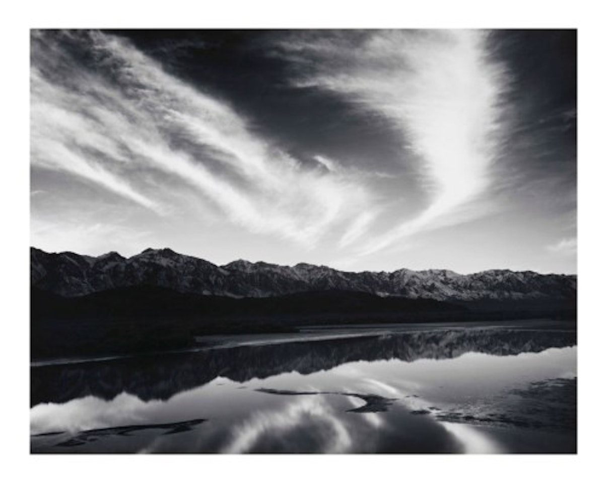 Evening Clouds, Sierra Nevada from Owens Valley, California by Ansel Adams