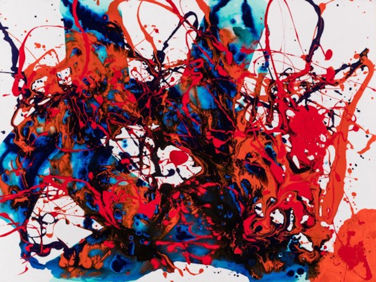 Untitled (SF94-020) by Sam Francis