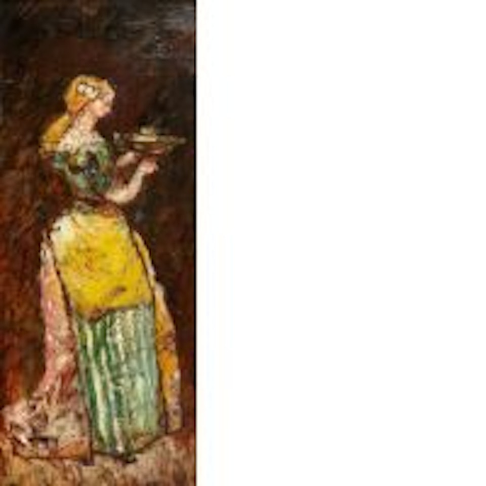 Servant by Adolphe Monticelli