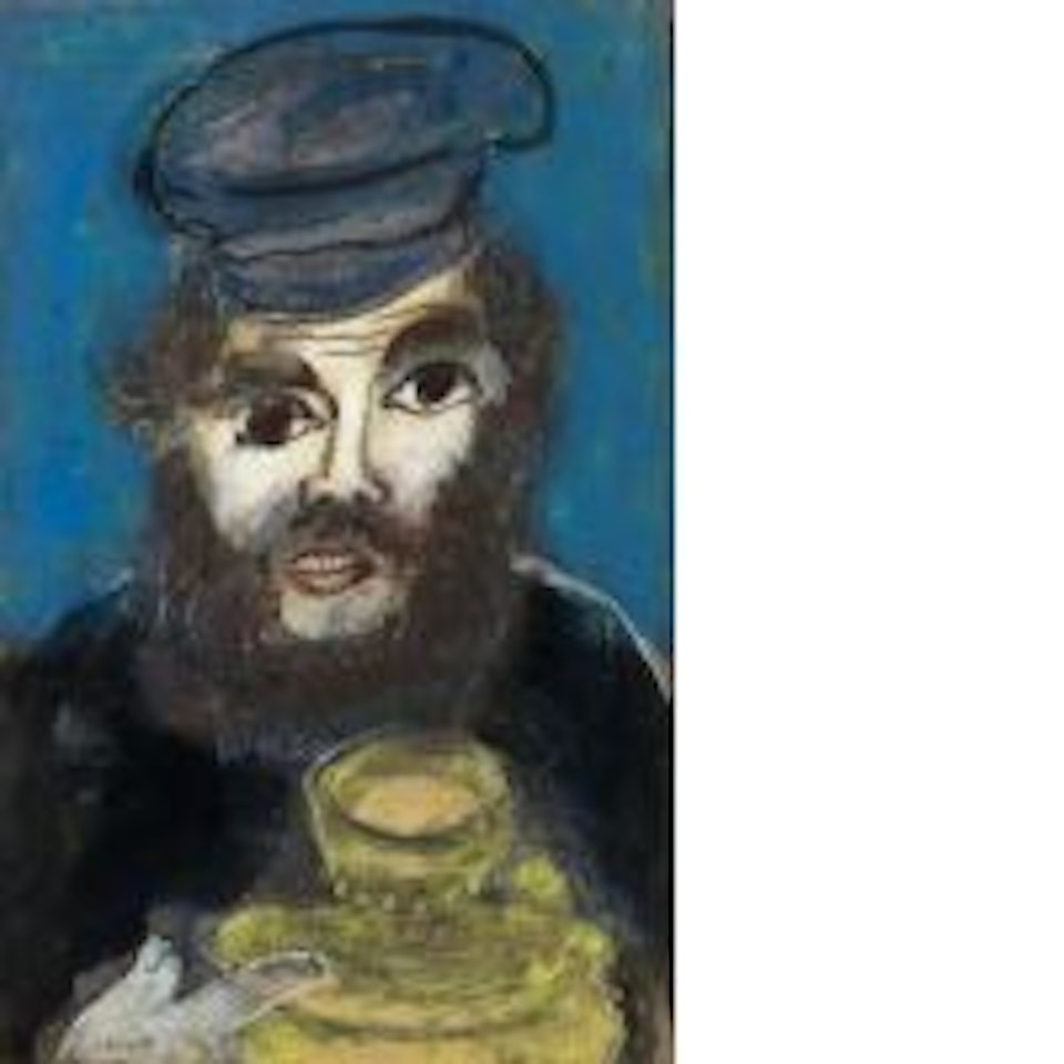 The samovar man by Marc Chagall