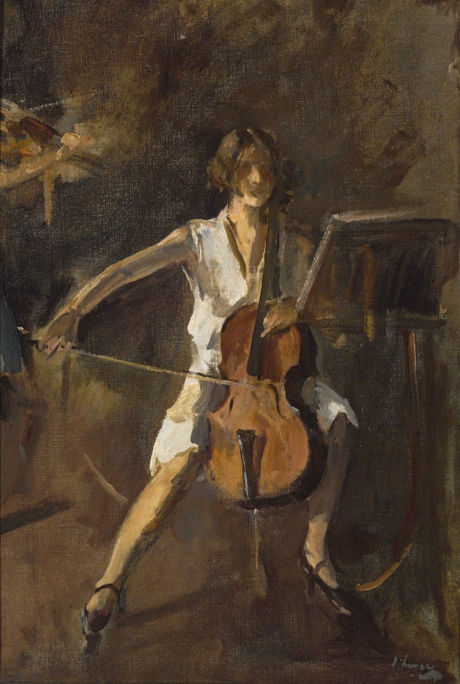 THE CELLO PLAYER by Sir Johnvery