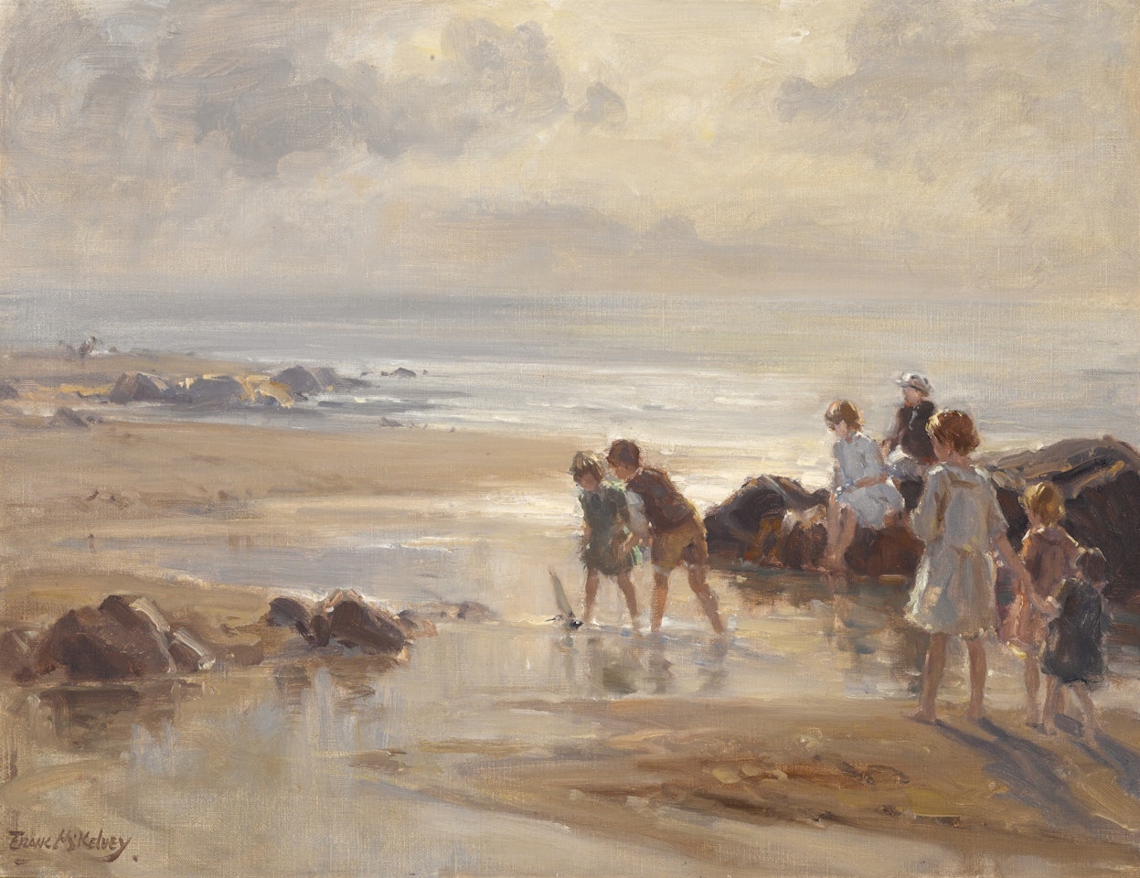 SAILING A BOAT by Frank Mckelvey