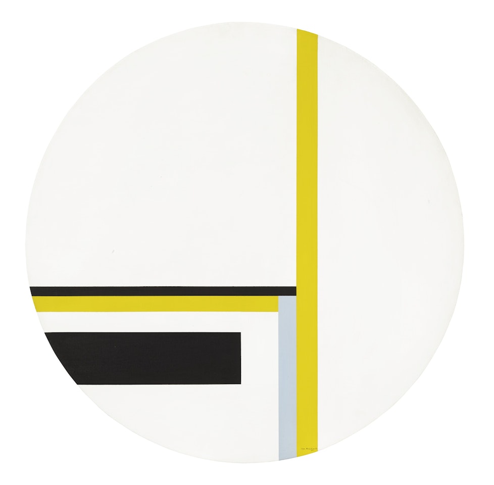 WHITE TONDO by Ilya Bolotowsky