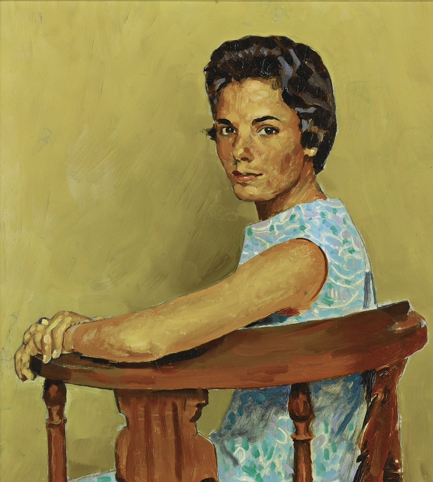STUDY FOR OF PATRICIA MERNONE by Norman Rockwell
