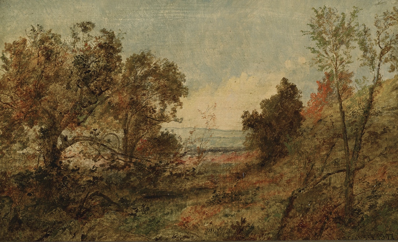 AUTUMN LANDSCAPE by Jasper Francis Cropsey