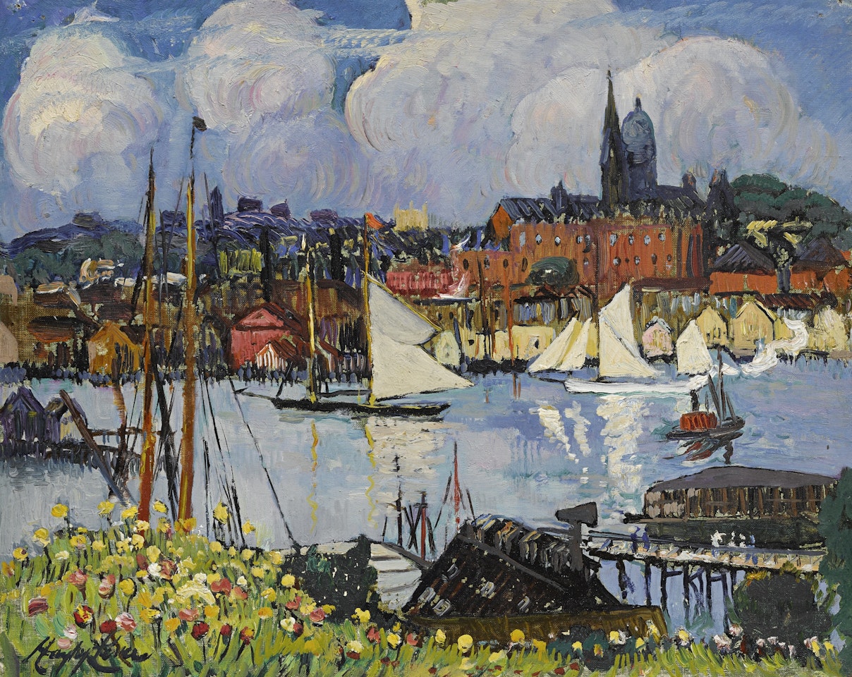 GLOUCESTER HARBOR by Hayley Lever