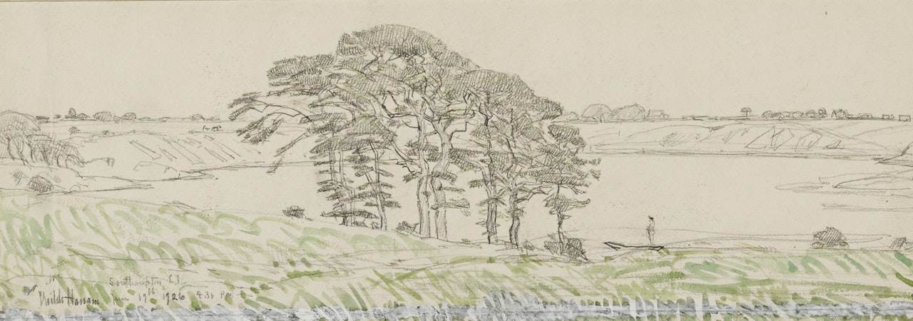 SOUTHAMPTON L.I. by Childe Hassam