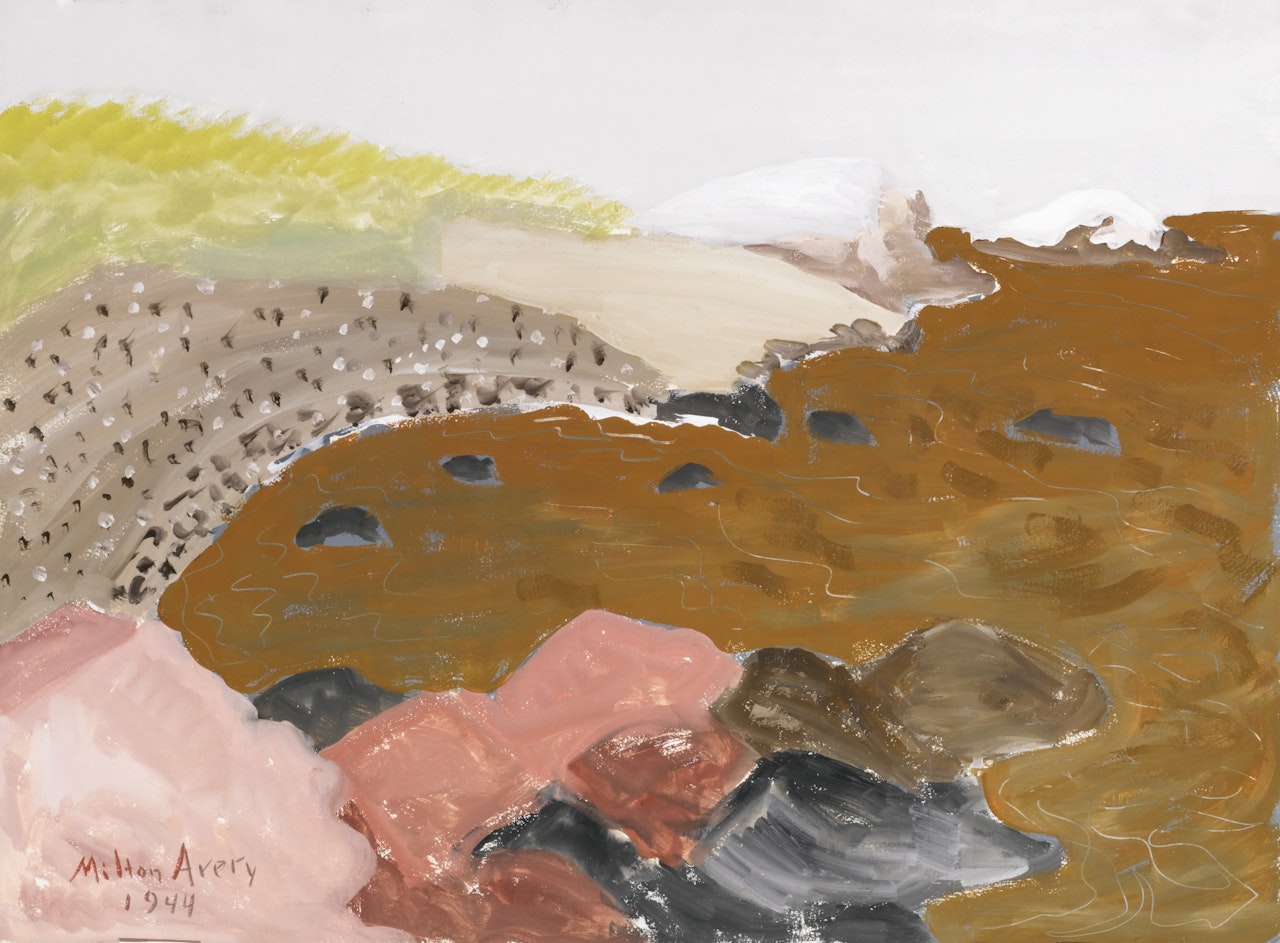 BROWN SEA by Milton Avery