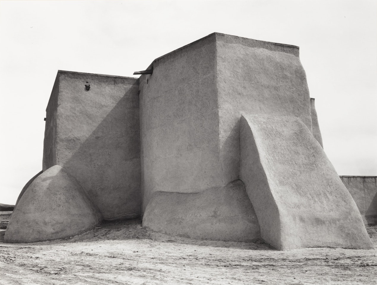 ST. FRANCIS CHURCH, RANCHO DE TAOS, NEW MEXICO' by Ansel Adams