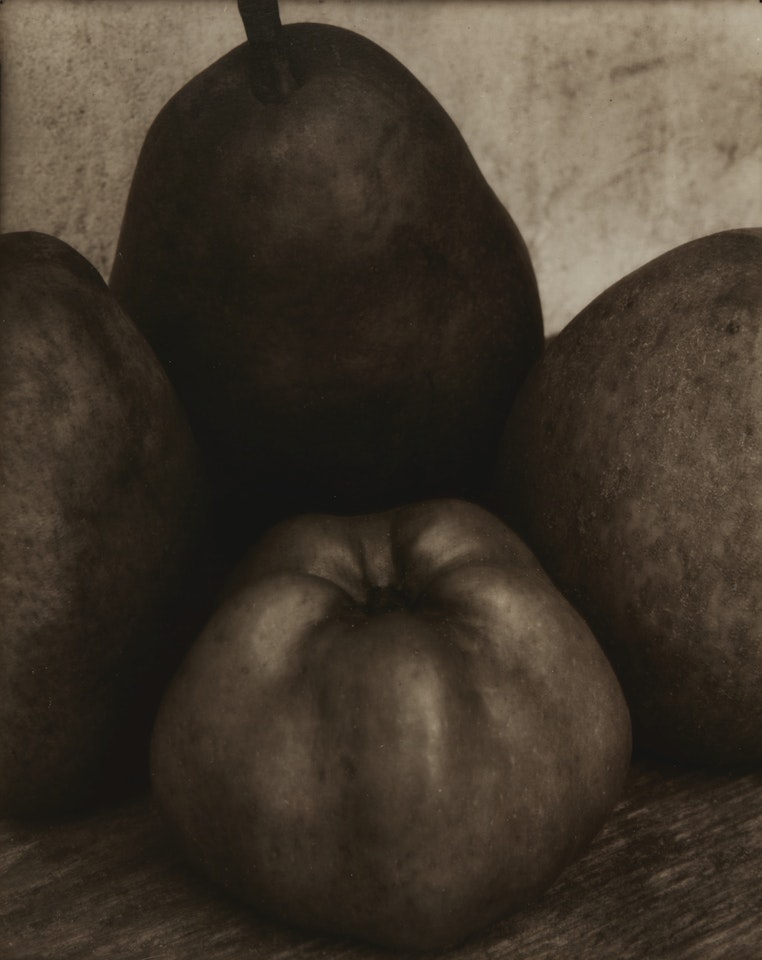 THREE PEARS AND AN APPLE, FRANCE by Edward Steichen