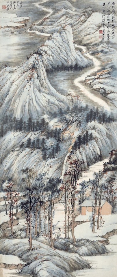 LANDSCAPE AFTER SHITAO by Zhang Daqian