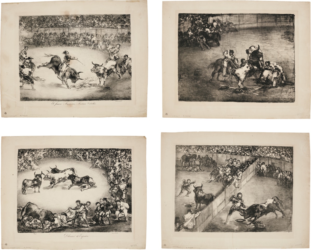 THE BULLS OF BORDEAUX by Francisco José de Goya
