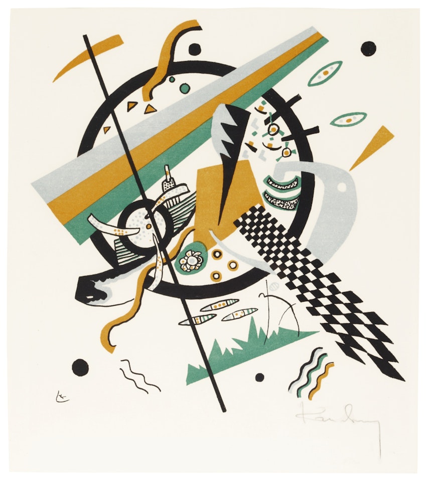 KLEINE WELTEN IV by Wassily Kandinsky