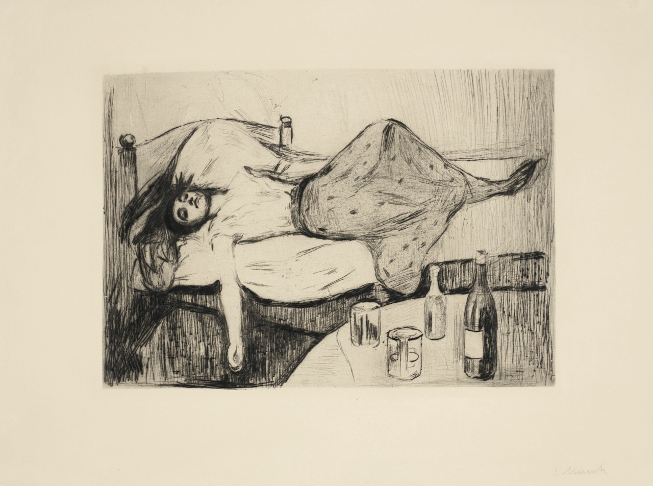 THE DAY AFTER by Edvard Munch