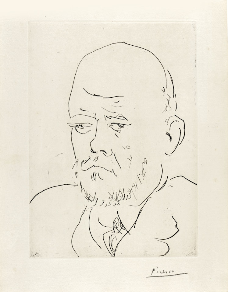 PORTRAIT DE VOLLARD, IV  by Pablo Picasso