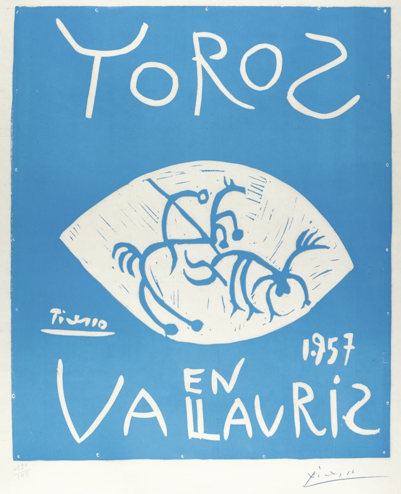 TOROS EN VALLAURIS by Pablo Picasso