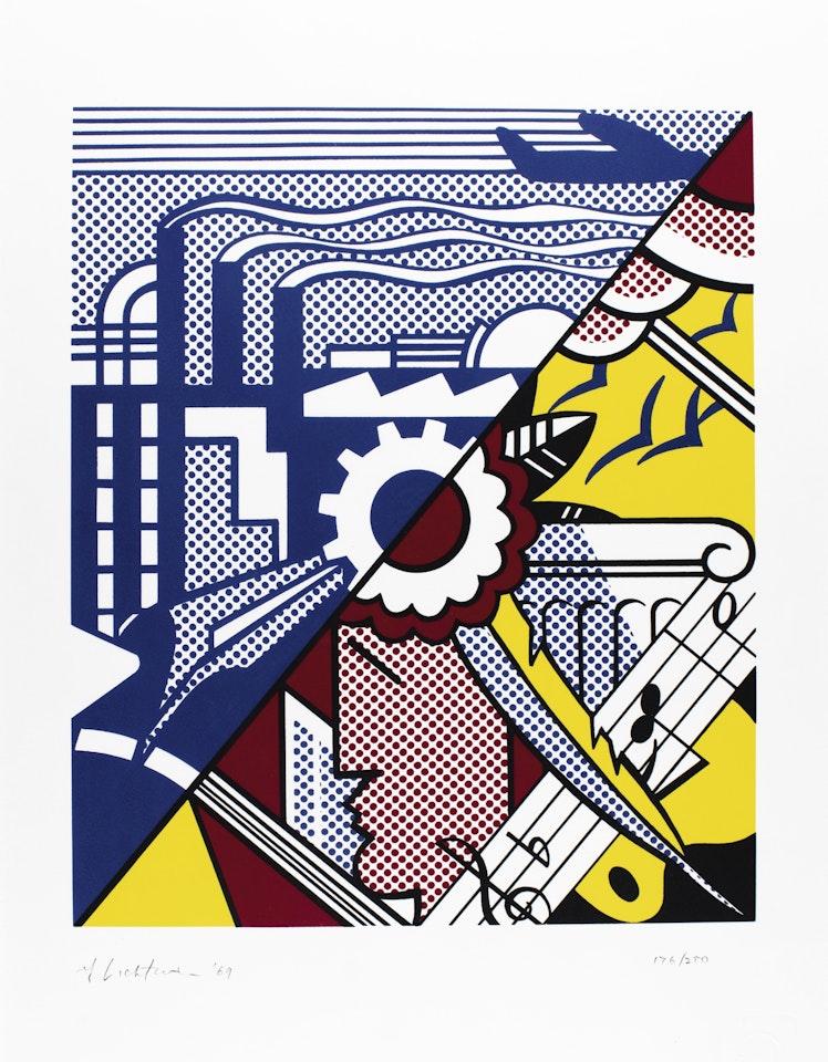 INDUSTRY AND THE ARTS by Roy Lichtenstein