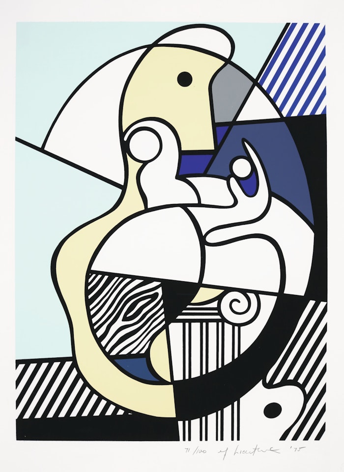 HOMAGE TO MAX ERNST  by Roy Lichtenstein