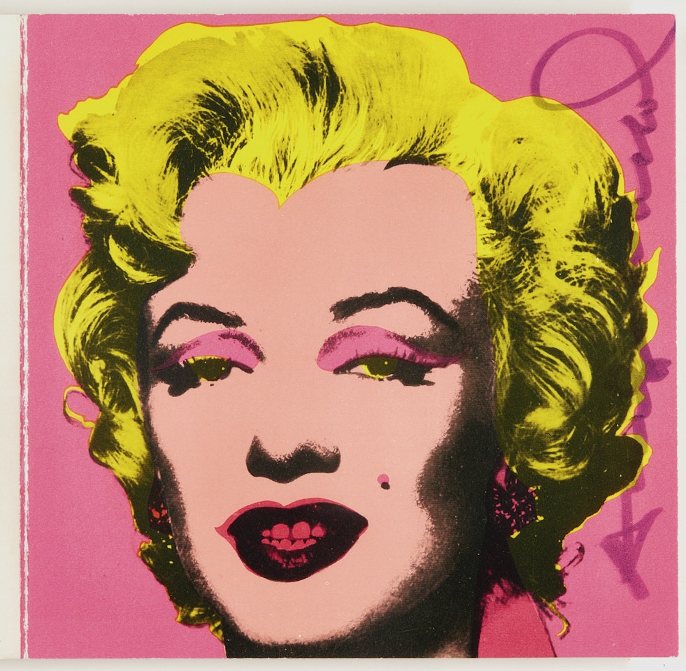 MARILYN (INVITATION)  by Andy Warhol