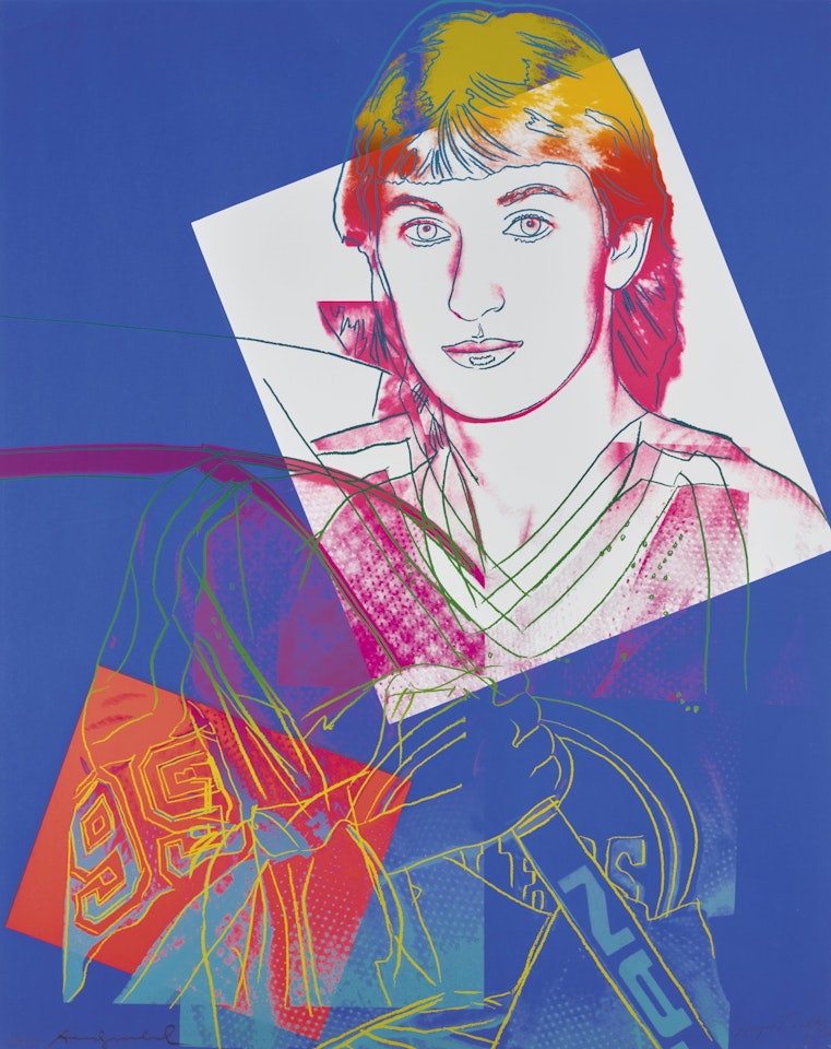 WAYNE GRETZKY #99 by Andy Warhol